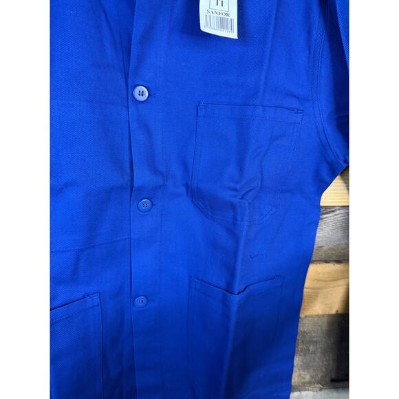 Lafodex Sanfor French Chef Chore Jacket Size T1 Blue - Picture 6 of 7